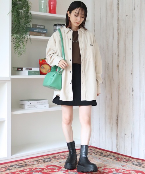 GERRY(ジェリー)の「【GERRY/ジェリー】ワンポイントロゴ ロングスリーブ コーデュロイシャツ(シャツ/ブラウス・メンズ・アイボリー/ネイビー/ブラウン/ダークグレー/マルチ/ワイン・LL/L/M)」の19枚目の写真
