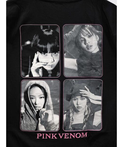 BEAVER（ビーバー）の「BLACK PINK/ブラックピンク PINK VENOM GROUP PHOTO S/S TEE　ピンクヴェノム　フォトT（Tシャツ/カットソー・メンズ・ブラック・L/XL）」の22枚目の写真