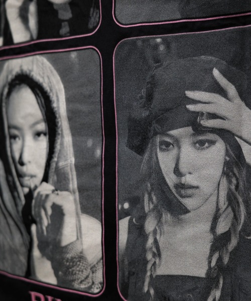 BEAVER（ビーバー）の「BLACK PINK/ブラックピンク PINK VENOM GROUP PHOTO S/S TEE　ピンクヴェノム　フォトT（Tシャツ/カットソー・メンズ・ブラック・L/XL）」の8枚目の写真