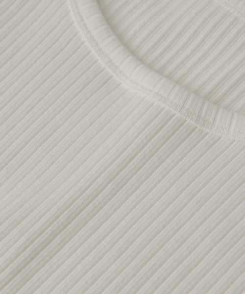 RIVE DROITE（リヴドロワ）の「2wayテレコタンク（タンクトップ・レディース・オフホワイト/グレー系その他/ブラック・FREE）」の11枚目の写真