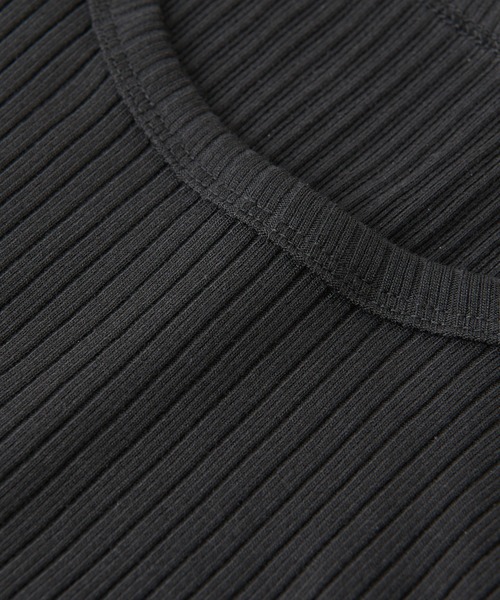 RIVE DROITE（リヴドロワ）の「2wayテレコタンク（タンクトップ・レディース・オフホワイト/グレー系その他/ブラック・FREE）」の19枚目の写真