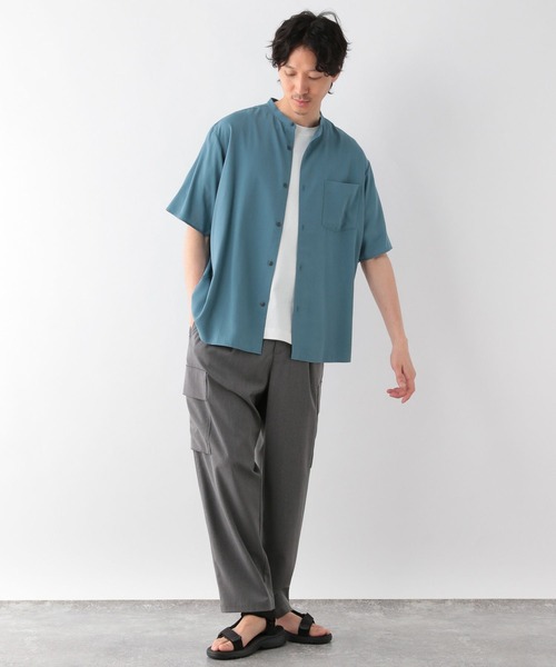 とめごろうさま専用マロバヤTシャツ ネイビー2枚 カーキ1枚 3枚セット セール】サラサマ快適シャツ/レギュラーカラー/半袖/986832