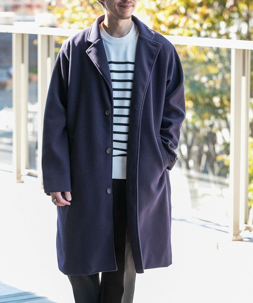 ITEMS URBANRESEARCH】チェスターコート【ネイビー】 【公式通販】