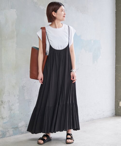 Spick & Span（スピックアンドスパン）の「HYU 楊柳キャミワンピース