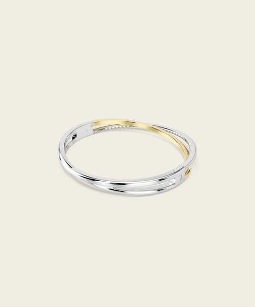 公式】【スワロフスキー】Hyperbola バングル, ラウンドカット