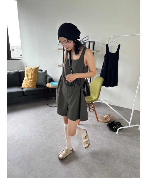 HANNE（アン）の「ショートタンクロンパース（タンクトップ