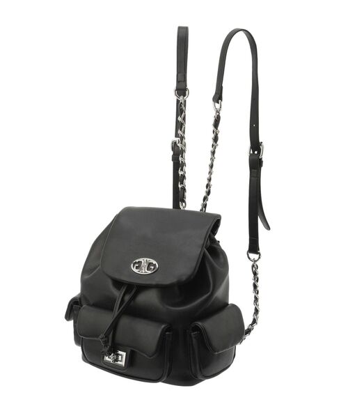 GYDA（ジェイダ）の「ポケットデザインミニリュック（バックパック/リュック・レディース・オフホワイト/ブラック・FREE）」の9枚目の写真