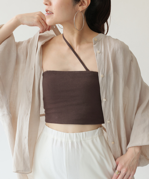 FRAMeWORK（フレームワーク）の「FRAMeWORK×EMILY WEEK シングルストラップバンドゥ（その他アンダーウェア/インナー・レディース・ブラック/ブラウン・36/38）」の15枚目の写真