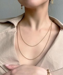 esutoreja（エストレジャ）の「ボールチェーンロングネックレス（ネックレス）」