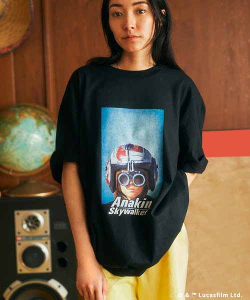 JOURNAL STANDARD(ジャーナルスタンダード)の「《追加》STAR WARS / スターウォーズ PRINT TEE(Tシャツ/カットソー・メンズ・ホワイト/ブラック/ライトホワイト/ホワイト系その他/ブラック系その他/ブラックミックス/ホワイト×ホワイト/ブラック×ブラック/スミクロ・MEDIUM/LARGE/X-LARGE)」の11枚目の写真