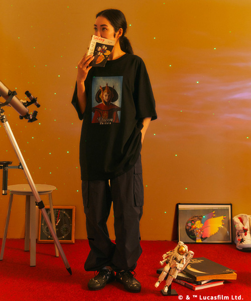 JOURNAL STANDARD(ジャーナルスタンダード)の「《追加》STAR WARS / スターウォーズ PRINT TEE(Tシャツ/カットソー・メンズ・ホワイト/ブラック/ライトホワイト/ホワイト系その他/ブラック系その他/ブラックミックス/ホワイト×ホワイト/ブラック×ブラック/スミクロ・MEDIUM/LARGE/X-LARGE)」の12枚目の写真