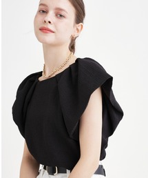 saloon | SALOON(サルーン)/バルーンスリーブブラウス【手洗い可】(シャツ/ブラウス)