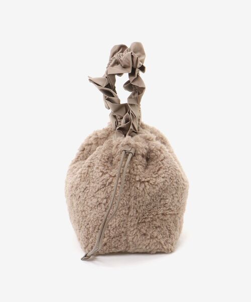 le.coeur blanc（ルクールブラン）の「フリルワンハンドルボアトート（トートバッグ・レディース・モカ/グレー・FREE）」の14枚目の写真