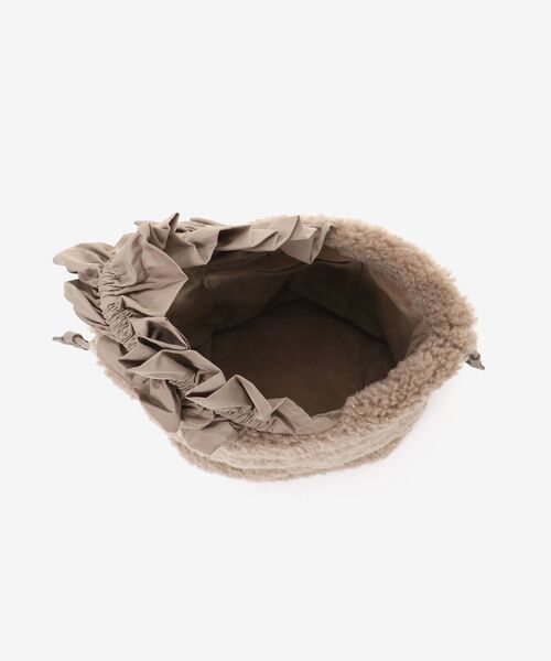 le.coeur blanc（ルクールブラン）の「フリルワンハンドルボアトート（トートバッグ・レディース・モカ/グレー・FREE）」の17枚目の写真