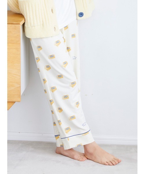 gelato pique（ジェラートピケ）の「BUTTER/PIE柄ロングパンツ