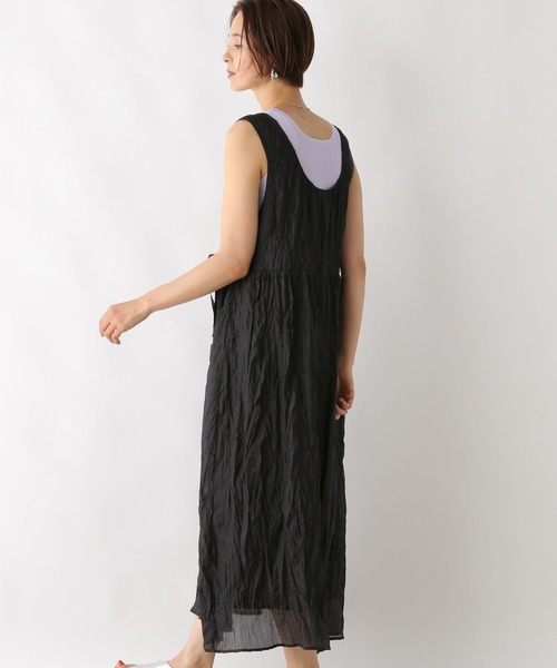 LEPSIM（レプシィム）の「クリンクルワンピース　128395（ワンピース・レディース・アイボリー/モカ/ブラック/グリーン・FREE）」の16枚目の写真