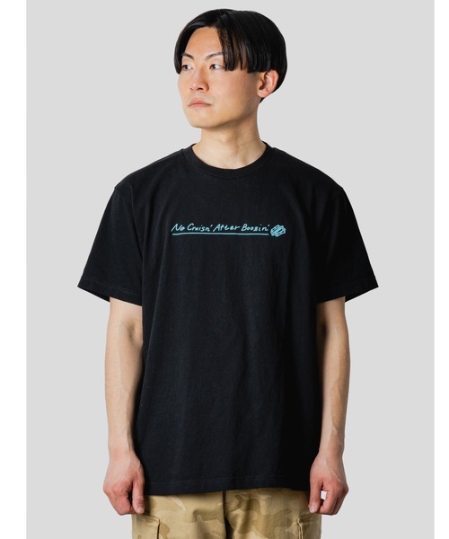 narifuri(ナリフリ)の「プリントTシャツ(HATCH)(Tシャツ/カットソー・メンズ・ブラック/ホワイト・MEDIUM/LARGE)」の3枚目の写真