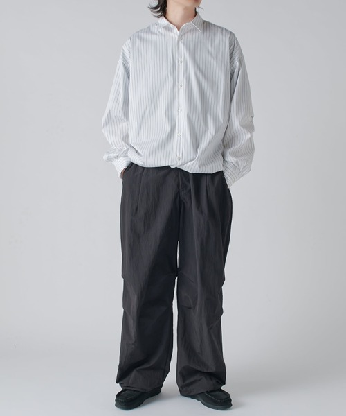 Lui's（ルイス）の「ストライプバルーンシャツ（シャツ/ブラウス