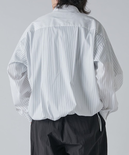 EMILIO PUCCI ストライプ バルーンシャツ EMILIO PUCCI ストライプ バルーンシャツ EMILIO PUCCI ストライプ