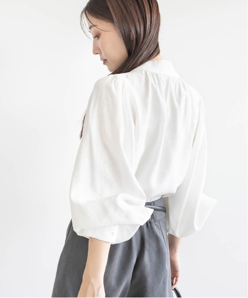 RANDA（ランダ）の「2WAYボウタイリボンブラウス（シャツ/ブラウス・レディース・アイボリー/ピンク/ホワイト・FREE）」の19枚目の写真