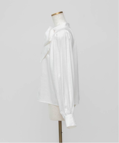 RANDA（ランダ）の「2WAYボウタイリボンブラウス（シャツ/ブラウス・レディース・アイボリー/ピンク/ホワイト・FREE）」の11枚目の写真