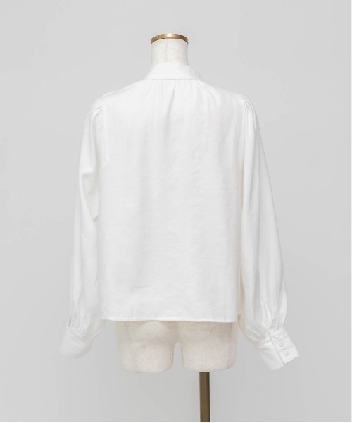 RANDA（ランダ）の「2WAYボウタイリボンブラウス（シャツ/ブラウス・レディース・アイボリー/ピンク/ホワイト・FREE）」の12枚目の写真