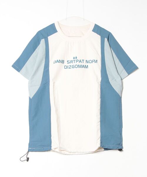 MGV(エムジーヴィー)の「バイカラーロゴカットソー(Tシャツ/カットソー・メンズ・ライトブルー/レッド/ブラウン・MEDIUM/LARGE/X-LARGE)」の2枚目の写真