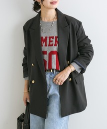 RIVE DROITE | 【ゆったり着やすい】ウールライクピークドラペルジャケット(テーラードジャケット)