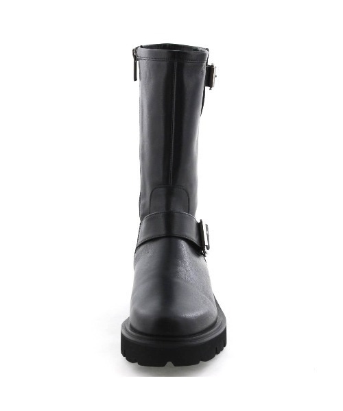 HIMIKO(ヒミコ)の「【Made in Japan】【撥水】エンジニアブーツ/641405(ブーツ・レディース・ブラック/ダークブラウン/グレー・25.0cm/23.0cm/23.5cm/22.5cm/22.0cm/25.5cm/24.5cm/24.0cm/21.5cm/26.5cm/26.0cm)」の4枚目の写真