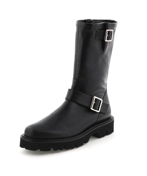 HIMIKO(ヒミコ)の「【Made in Japan】【撥水】エンジニアブーツ/641405(ブーツ・レディース・ブラック/ダークブラウン/グレー・25.0cm/23.0cm/23.5cm/22.5cm/22.0cm/25.5cm/24.5cm/24.0cm/21.5cm/26.5cm/26.0cm)」の5枚目の写真