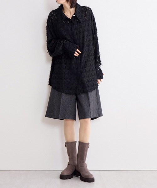 HIMIKO(ヒミコ)の「【Made in Japan】【撥水】エンジニアブーツ/641405(ブーツ・レディース・ブラック/ダークブラウン/グレー・25.0cm/23.0cm/23.5cm/22.5cm/22.0cm/25.5cm/24.5cm/24.0cm/21.5cm/26.5cm/26.0cm)」の22枚目の写真