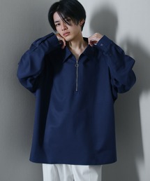 Half Zip Loose Shirt / ハーフリングジップルーズシャツ
