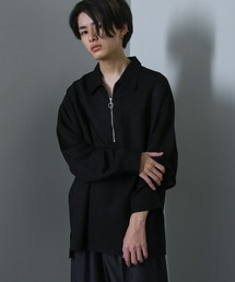 NILWAY | Half Zip Loose Shirt / ハーフリングジップルーズシャツ(シャツ/ブラウス)