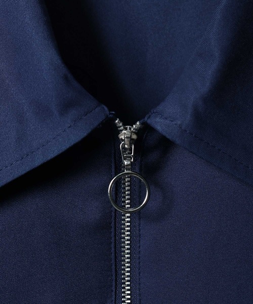 NILWAY(ニルウェイ)の「Half Zip Loose Shirt / ハーフリングジップルーズシャツ(シャツ/ブラウス・メンズ・ブラック/グレイッシュベージュ/ホワイト系/ホワイト系1/ブラック系2/ホワイト/ライトグレー/ブラック系1/ネイビー/チャコール/ブラック系・MEDIUM/LARGE)」の14枚目の写真