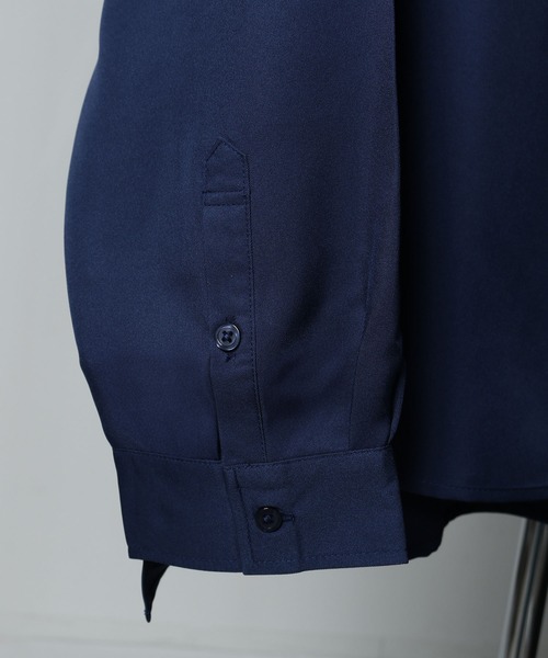 NILWAY(ニルウェイ)の「Half Zip Loose Shirt / ハーフリングジップルーズシャツ(シャツ/ブラウス・メンズ・ブラック/グレイッシュベージュ/ホワイト系/ホワイト系1/ブラック系2/ホワイト/ライトグレー/ブラック系1/ネイビー/チャコール/ブラック系・MEDIUM/LARGE)」の13枚目の写真