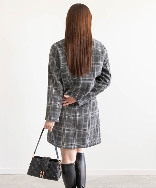 RANDA(ランダ)の「ラップデザインミニスカート(スカート・レディース・ベージュ/チェック/ブラック・0/1)」の18枚目の写真