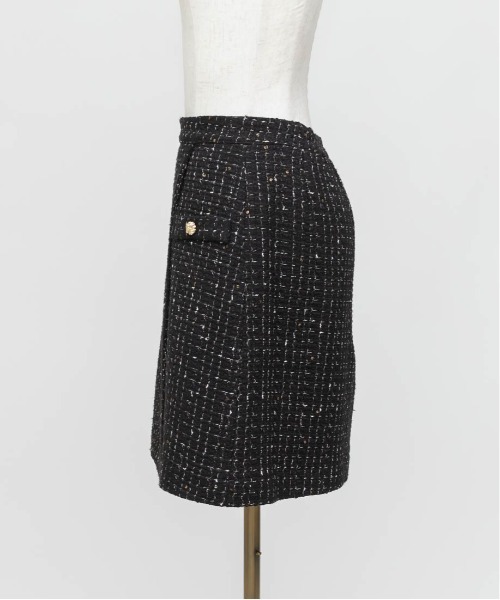 RANDA(ランダ)の「ラップデザインミニスカート(スカート・レディース・ベージュ/チェック/ブラック・0/1)」の11枚目の写真