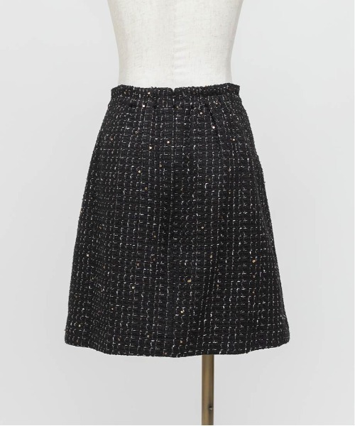 RANDA(ランダ)の「ラップデザインミニスカート(スカート・レディース・ベージュ/チェック/ブラック・0/1)」の10枚目の写真