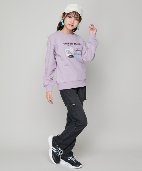 SISTER JENNI(SISTER JENNI)の「【ウエスト調整可】サイドカットデニムロングパンツ(デニムパンツ・キッズ・ブルー/ブラック・130cm/160cm/150cm/140cm)」の11枚目の写真