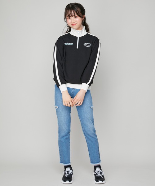 SISTER JENNI(SISTER JENNI)の「【ウエスト調整可】サイドカットデニムロングパンツ(デニムパンツ・キッズ・ブルー/ブラック・130cm/160cm/150cm/140cm)」の16枚目の写真