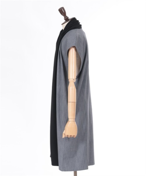 AXES-X（アクシーズエックス）の「ドレープガウンロングジレ（ベスト・メンズ・グレー/その他1/その他2・LARGE/MEDIUM）」の8枚目の写真