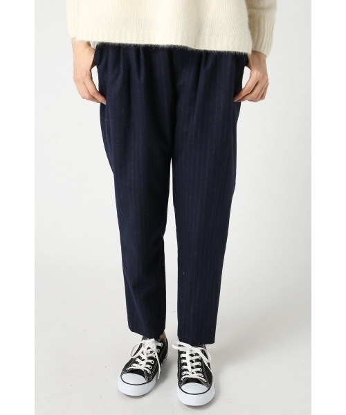 JOURNAL STANDARD（ジャーナルスタンダード）の「フラノストライプグレンチェックWゴム テーパードパンツ#（その他パンツ・レディース・ネイビー/グレー・38/36/40）」の19枚目の写真