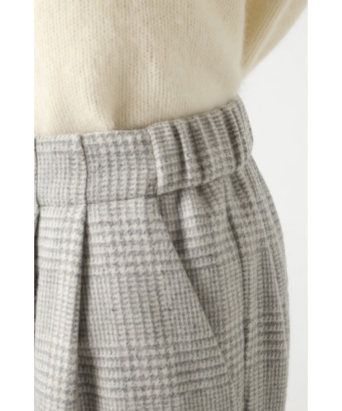 JOURNAL STANDARD（ジャーナルスタンダード）の「フラノストライプグレンチェックWゴム テーパードパンツ#（その他パンツ・レディース・ネイビー/グレー・38/36/40）」の16枚目の写真