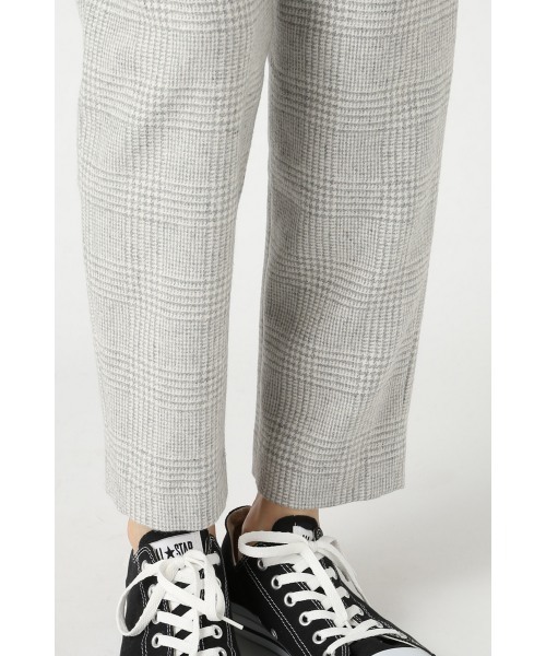 JOURNAL STANDARD（ジャーナルスタンダード）の「フラノストライプグレンチェックWゴム テーパードパンツ#（その他パンツ・レディース・ネイビー/グレー・38/36/40）」の7枚目の写真