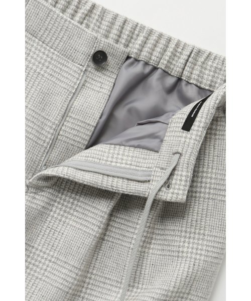 JOURNAL STANDARD（ジャーナルスタンダード）の「フラノストライプグレンチェックWゴム テーパードパンツ#（その他パンツ・レディース・ネイビー/グレー・38/36/40）」の8枚目の写真