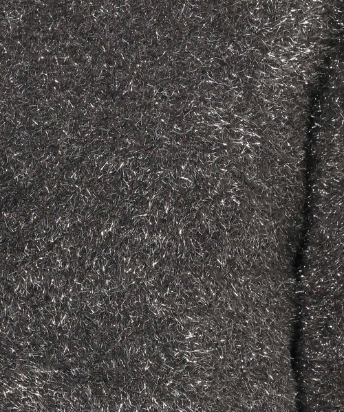 LEPSIM（レプシィム）の「【FOR I SERIES】7ゲージラメバックスリットプルオーバー　149836（ニット/セーター・レディース・チャコールグレー/ブルー/シルバー・FREE）」の13枚目の写真