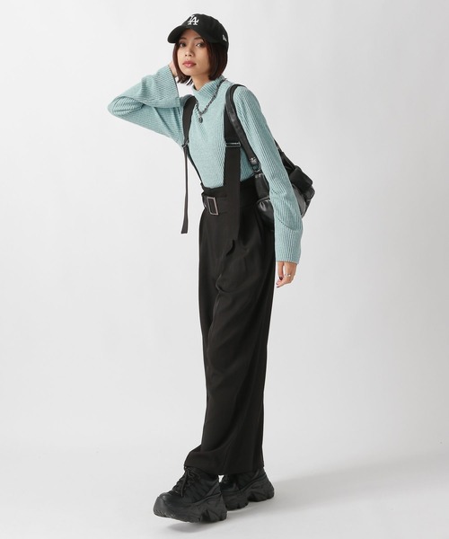 PAGEBOY(ページボーイ)の「フラッフィーテレコハイネック(Tシャツ/カットソー・レディース・ライトグリーン/ブラック/グレー/グリーン系その他・FREE)」の15枚目の写真