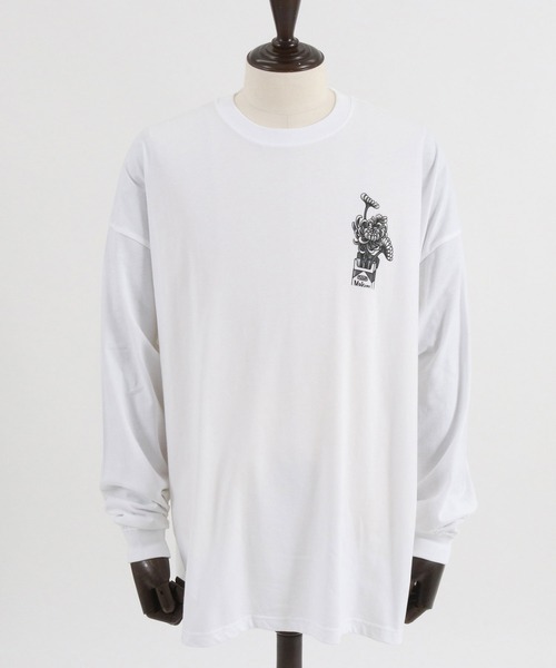 セール】mlt4923- SnakeタトゥープリントロンT（Tシャツ/カットソー