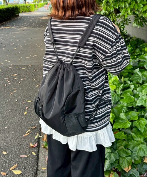popyours ナップサック Logo Knapsack