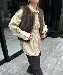 【Ltd.】FAKE FUR VEST